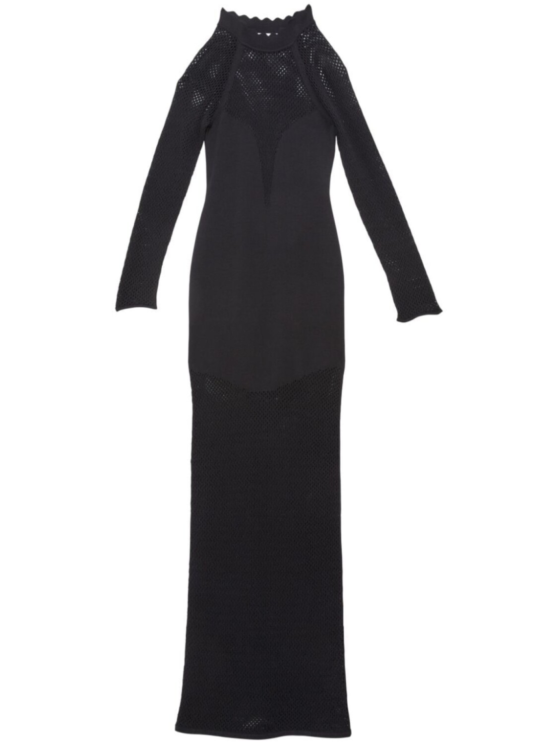 Fleur Du Mal платье с фестончатым краем, черный
Fleur Du Mal платье с фестончатым краем, черный