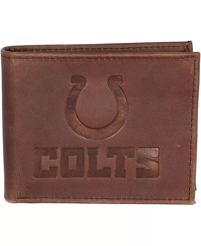 Мужской коричневый кожаный кошелек двойного сложения Indianapolis Colts Evergreen Enterprises
Мужской коричневый кожаный кошелек двойного сложения Indianapolis Colts Evergreen Enterprises