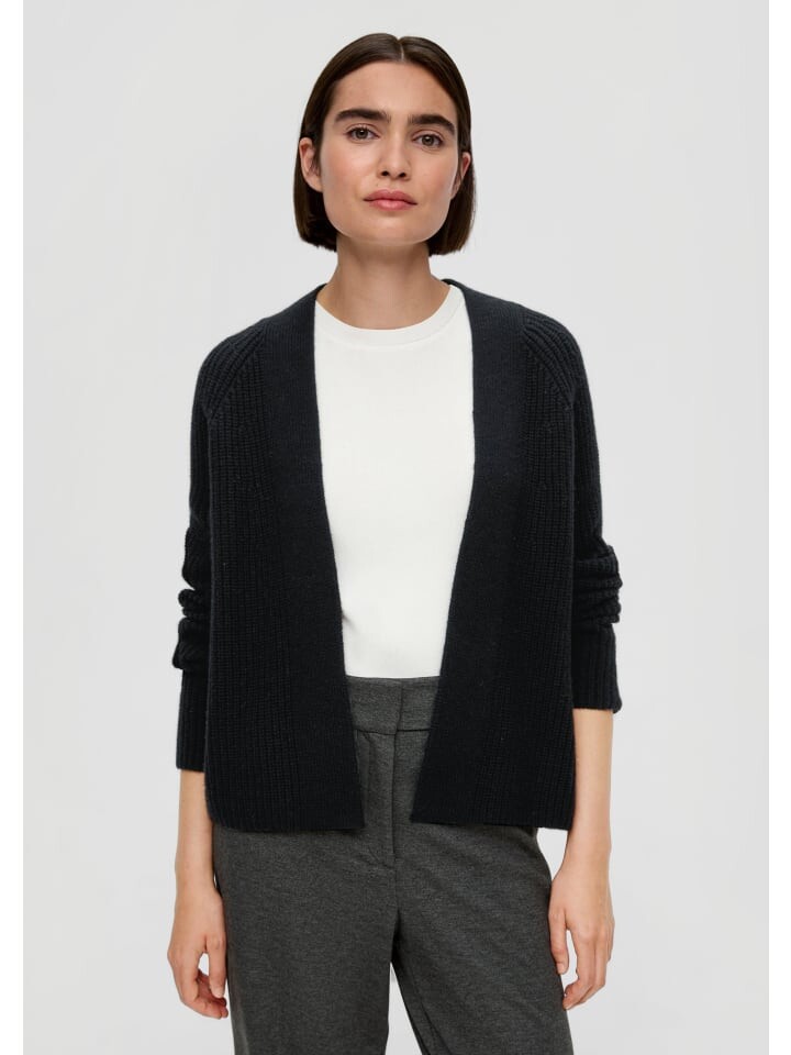 Кардиган sOliver BLACK LABEL Strickjacke langarm, черный
Кардиган sOliver BLACK LABEL Strickjacke langarm, черный