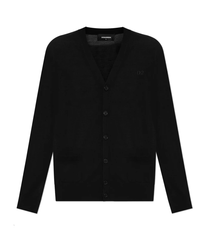 Шерстяной кардиган Dsquared2, черный
Шерстяной кардиган Dsquared2, черный