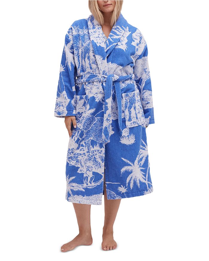 Халат-полотенце с принтом Desmond & Dempsey, синий
Халат-полотенце с принтом Desmond & Dempsey, синий