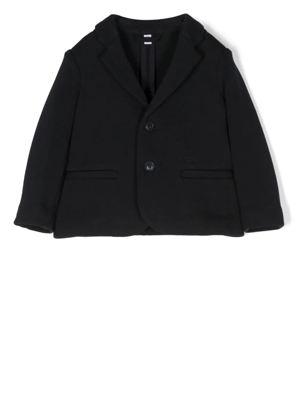 Однобортный блейзер Emporio Armani Kids, синий 
Однобортный блейзер Emporio Armani Kids, синий