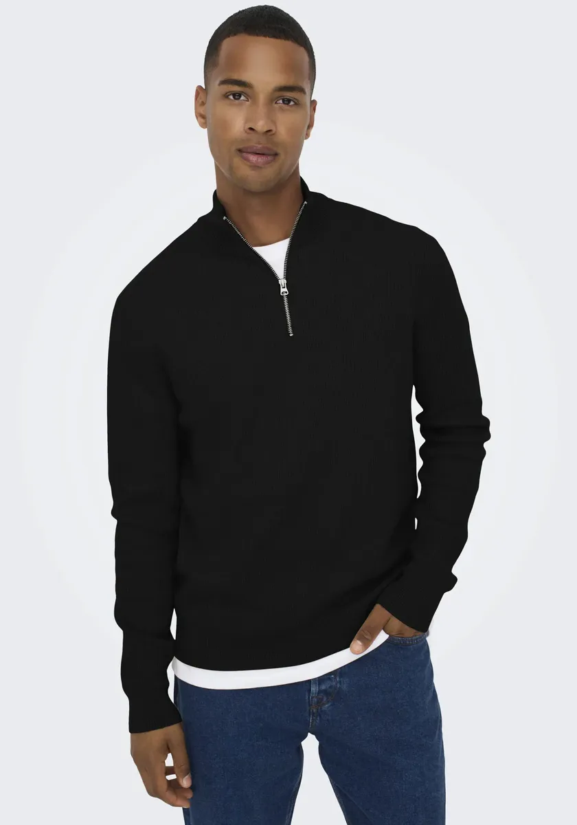 ONLY & SONS вязаный свитер "OS Knit", черный
ONLY & SONS вязаный свитер "OS Knit", черный