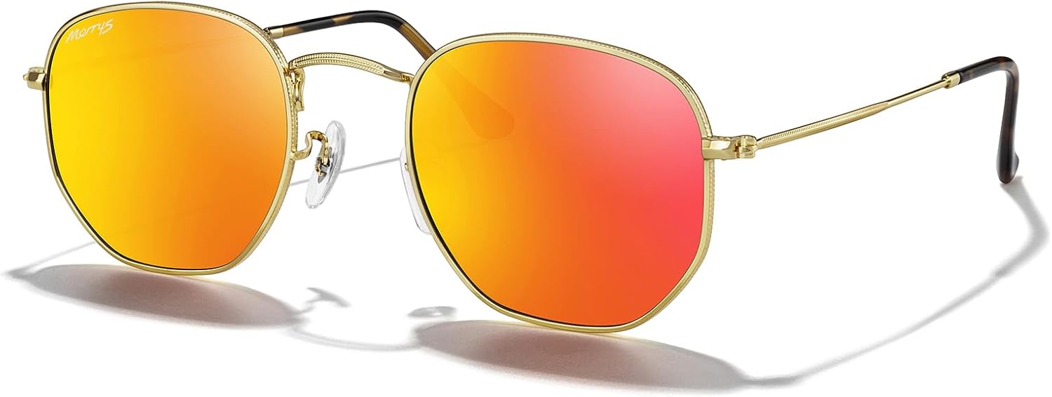 Классические поляризованные солнцезащитные очки MERRY для женщин и мужчин, винтажные, многоугольные, квадратные, модель S6548 MERRY'S, Polished Gold Frame/Orange Mirror Lens
Классические поляризованные солнцезащитные очки MERRY для женщин и мужчин, винтажные, многоугольные, квадратные, модель S6548 MERRY'S, Polished Gold Frame/Orange Mirror Lens