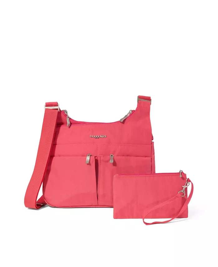 Кросс-боди сумка Baggallini, розовый
Кросс-боди сумка Baggallini, розовый