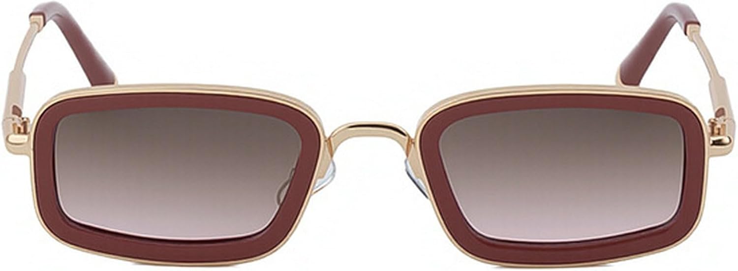 Женские солнцезащитные очки прямоугольной формы, модель 2025, роскошная металлическая оправа, винтажные солнцезащитные очки в стиле панк для активного отдыха, защита от УФ-излучения для мужчин mincl, Light Pink Brown
Женские солнцезащитные очки прямоугольной формы, модель 2025, роскошная металлическая оправа, винтажные солнцезащитные очки в стиле панк для активного отдыха, защита от УФ-излучения для мужчин mincl, Light Pink Brown