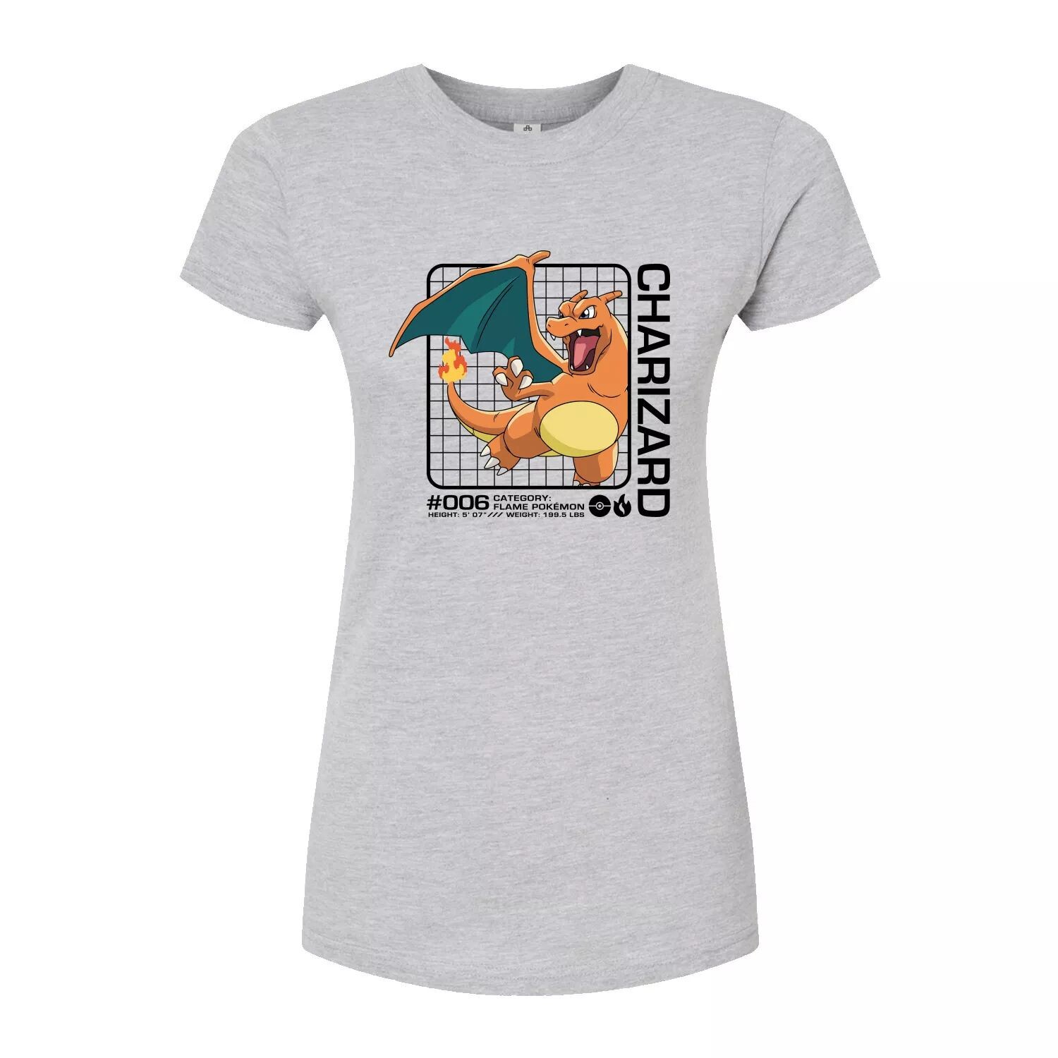 Облегающая футболка Pokémon Charizard Stats для юниоров Licensed Character, серый
Облегающая футболка Pokémon Charizard Stats для юниоров Licensed Character, серый