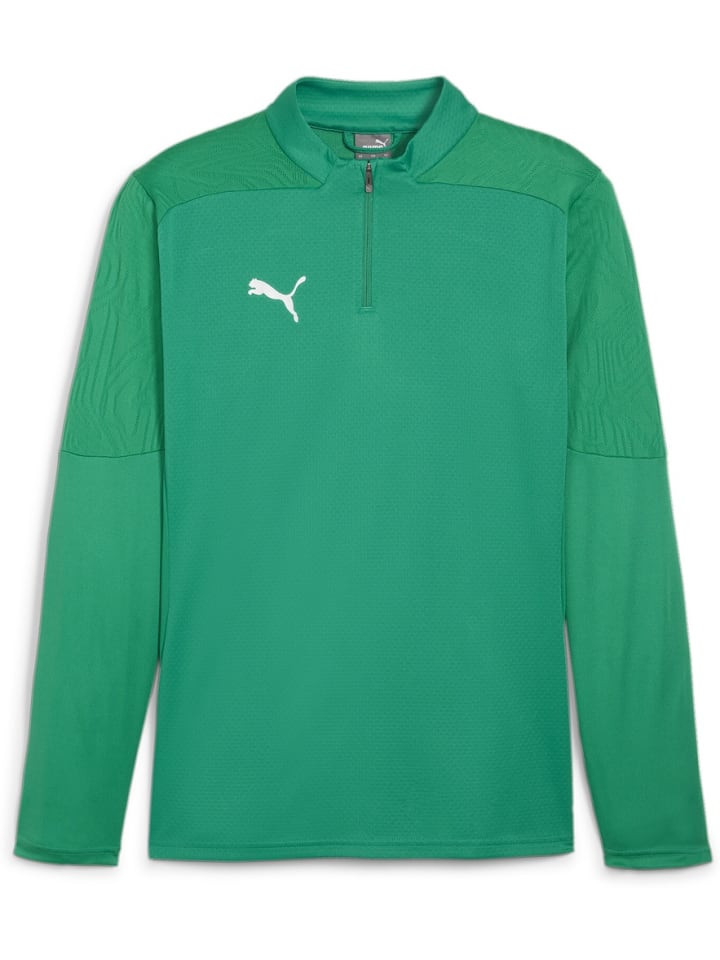 Футболка TeamFinal Training 1/4 Zip Top зеленого цвета Puma
Футболка TeamFinal Training 1/4 Zip Top зеленого цвета Puma