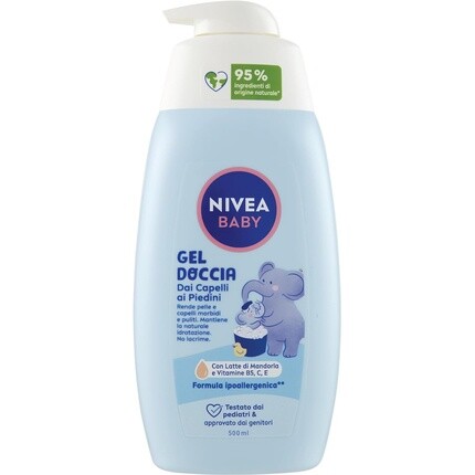 NIVEA BABY Средство для мытья волос и тела 500 мл
NIVEA BABY Средство для мытья волос и тела 500 мл