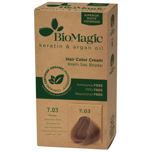 Краска для волос золотистый блондин 7.03, 250 г Biomagic Keratin&Argan oil, цвет złoty blond 7.03
Краска для волос золотистый блондин 7.03, 250 г Biomagic Keratin&Argan oil, цвет złoty blond 7.03