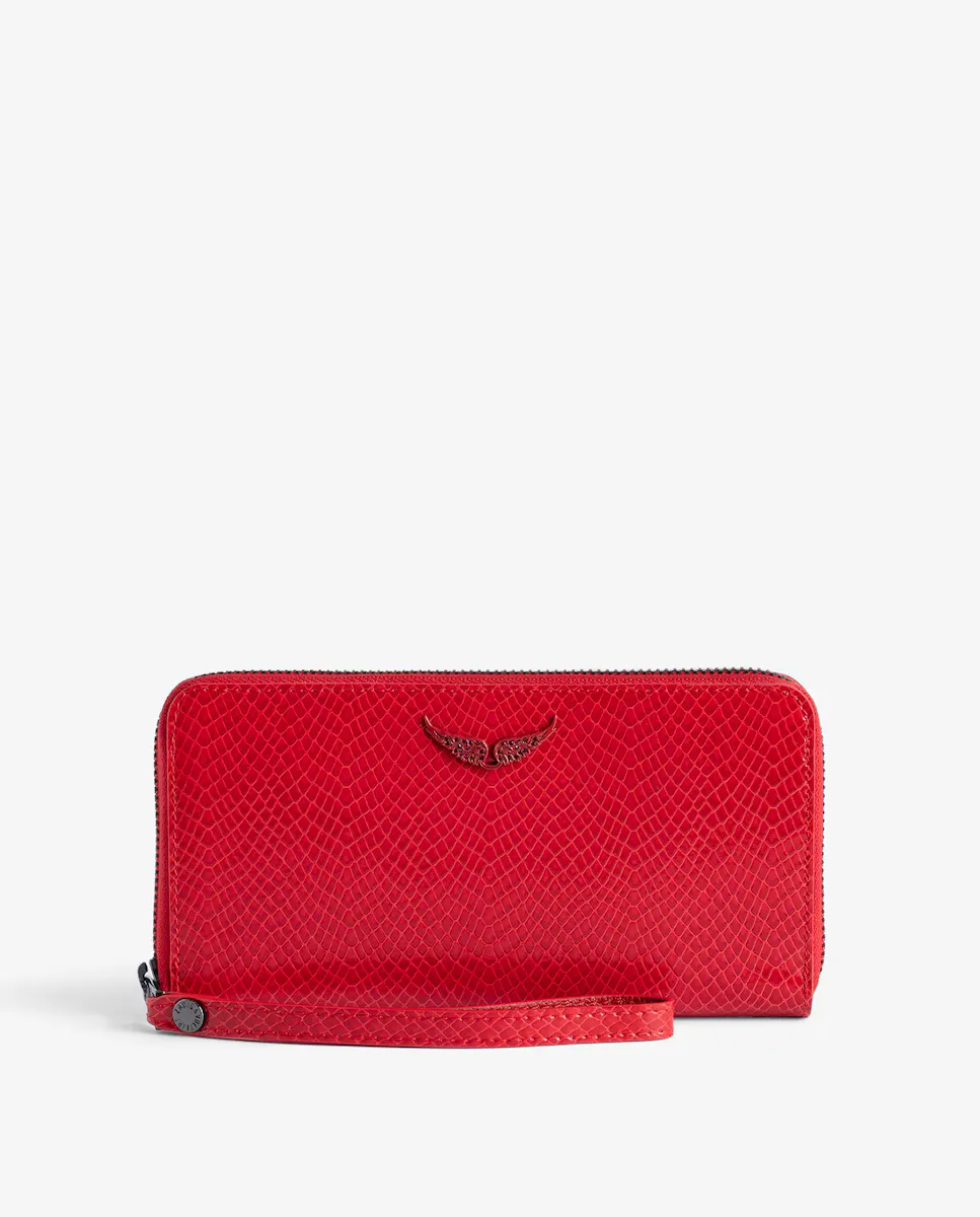 Compagnon Красный кожаный женский кошелек с глянцевым тиснением Wild Zadig & Voltaire
Compagnon Красный кожаный женский кошелек с глянцевым тиснением Wild Zadig & Voltaire