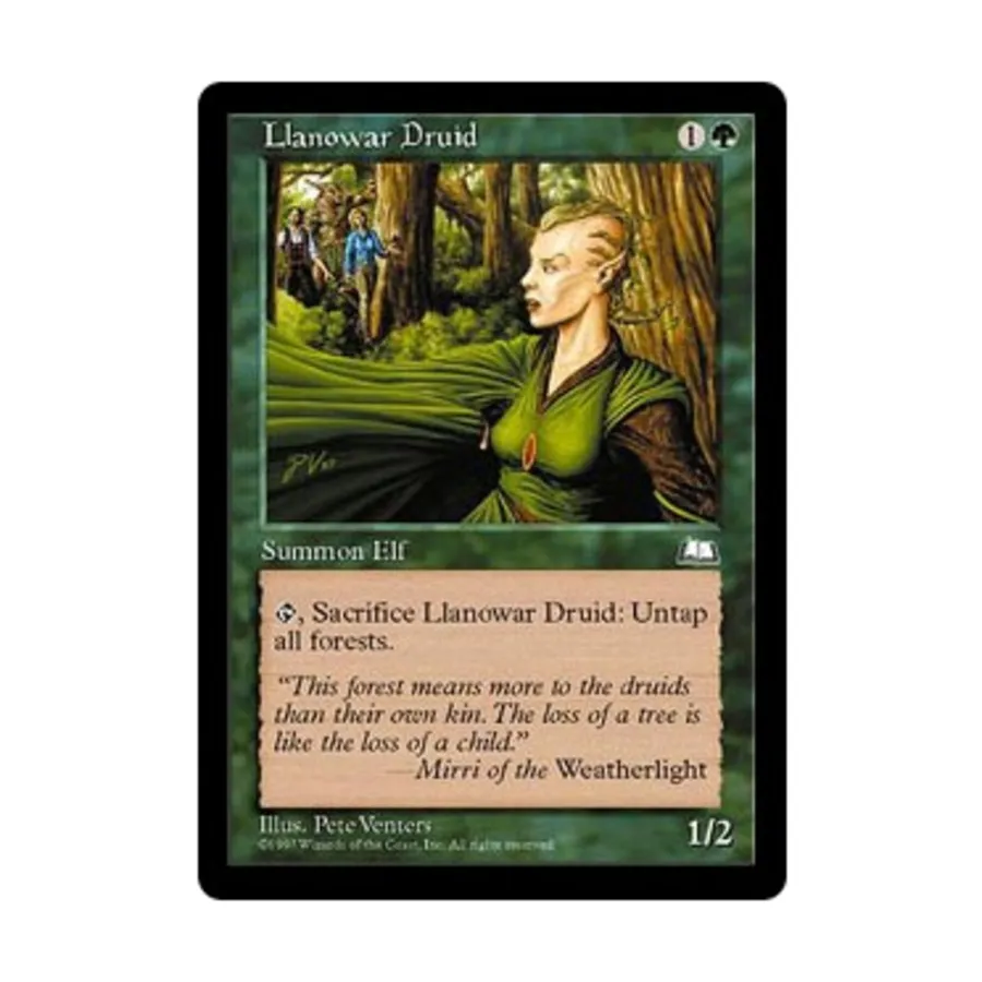 CCG Ллановарский друид (клавиша C), MTG - Weatherlight
CCG Ллановарский друид (клавиша C), MTG - Weatherlight