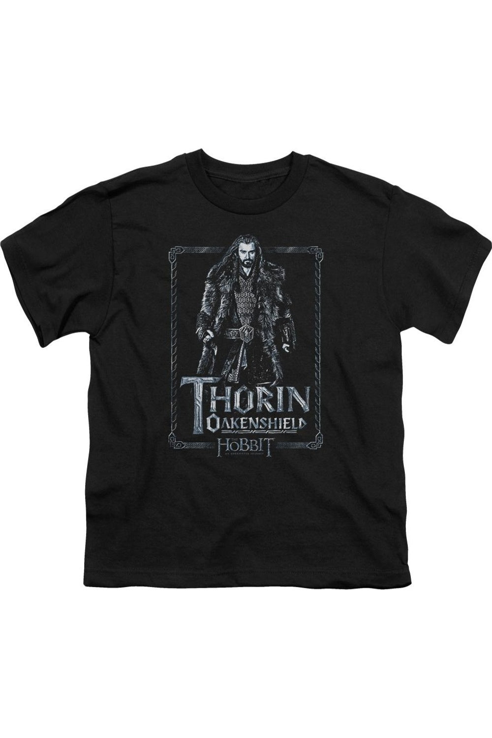 Футболка с коротким рукавом для детей The Hobbit Thorin Stare Gildan, черный
Футболка с коротким рукавом для детей The Hobbit Thorin Stare Gildan, черный