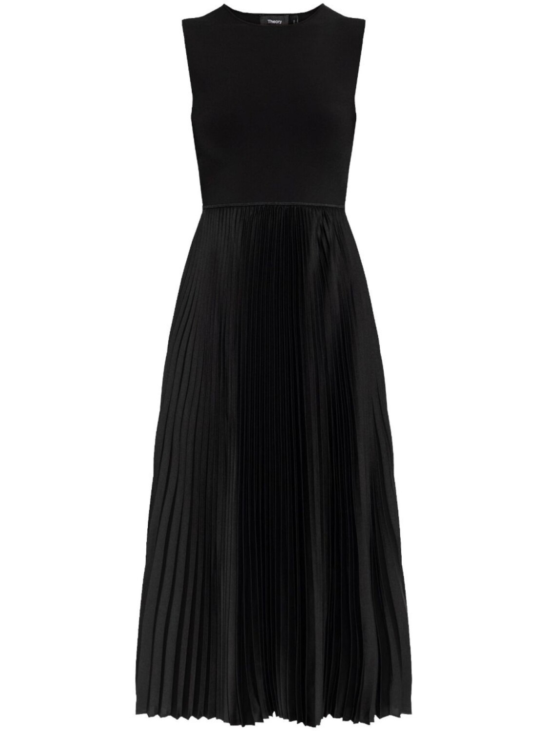 Плиссированное атласное платье Theory, черный
Плиссированное атласное платье Theory, черный