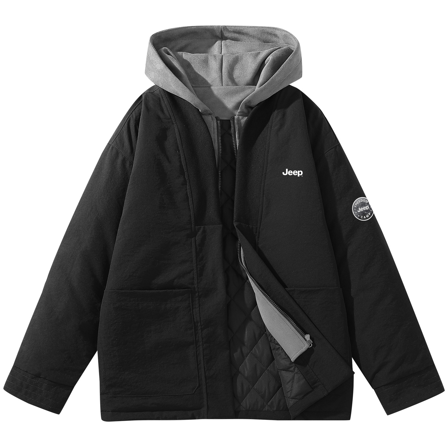 Пуховик Unisex Jeep, Армейский зеленый
Пуховик Unisex Jeep, Армейский зеленый