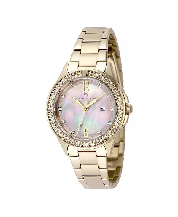 Женские часы tm-825003 luna quartz pink, белый циферблат Technomarine, gold
Женские часы tm-825003 luna quartz pink, белый циферблат Technomarine, gold