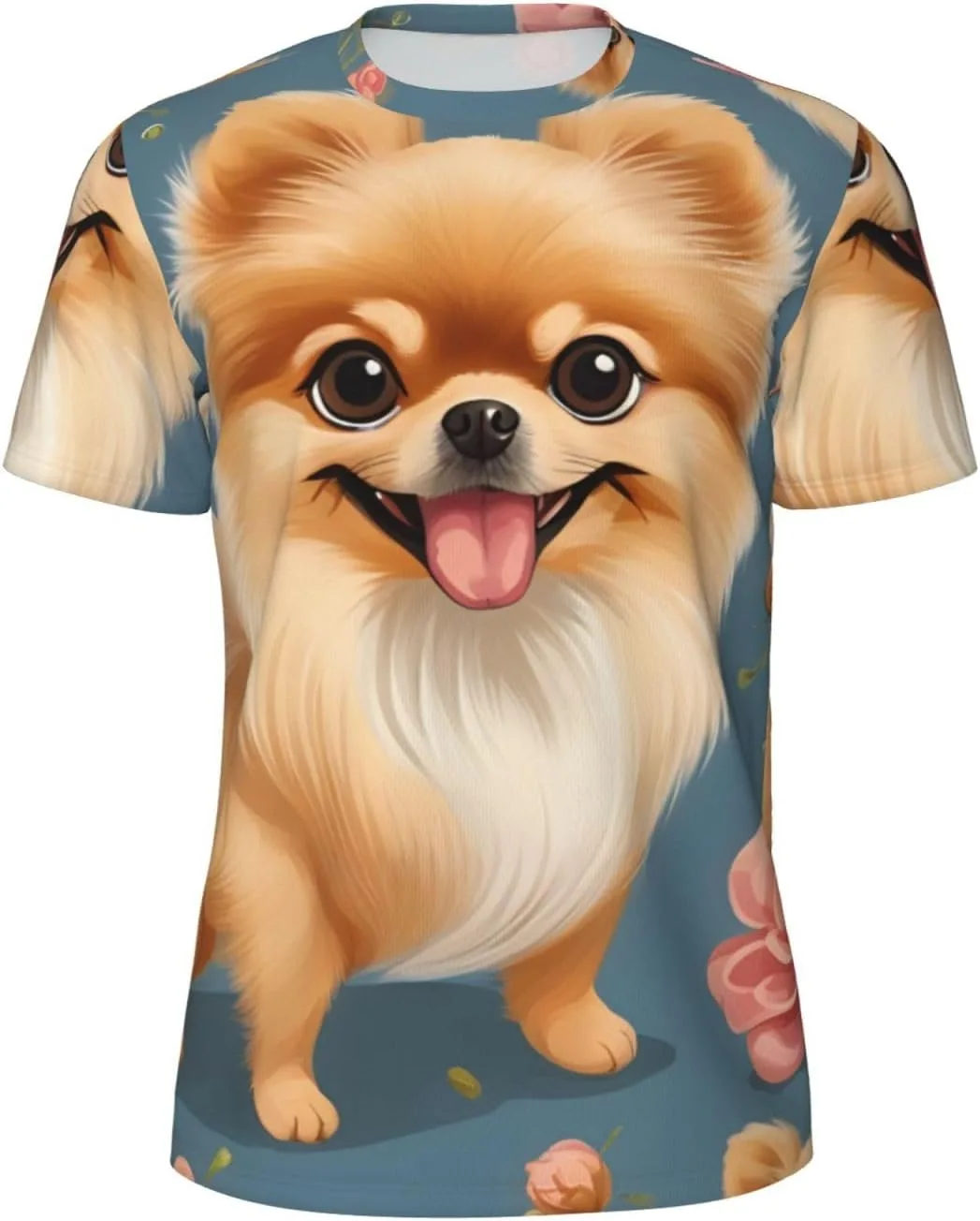 Футболка с принтом Pomeranian Dog, летняя, легкая, дышащая SDFHU
Футболка с принтом Pomeranian Dog, летняя, легкая, дышащая SDFHU