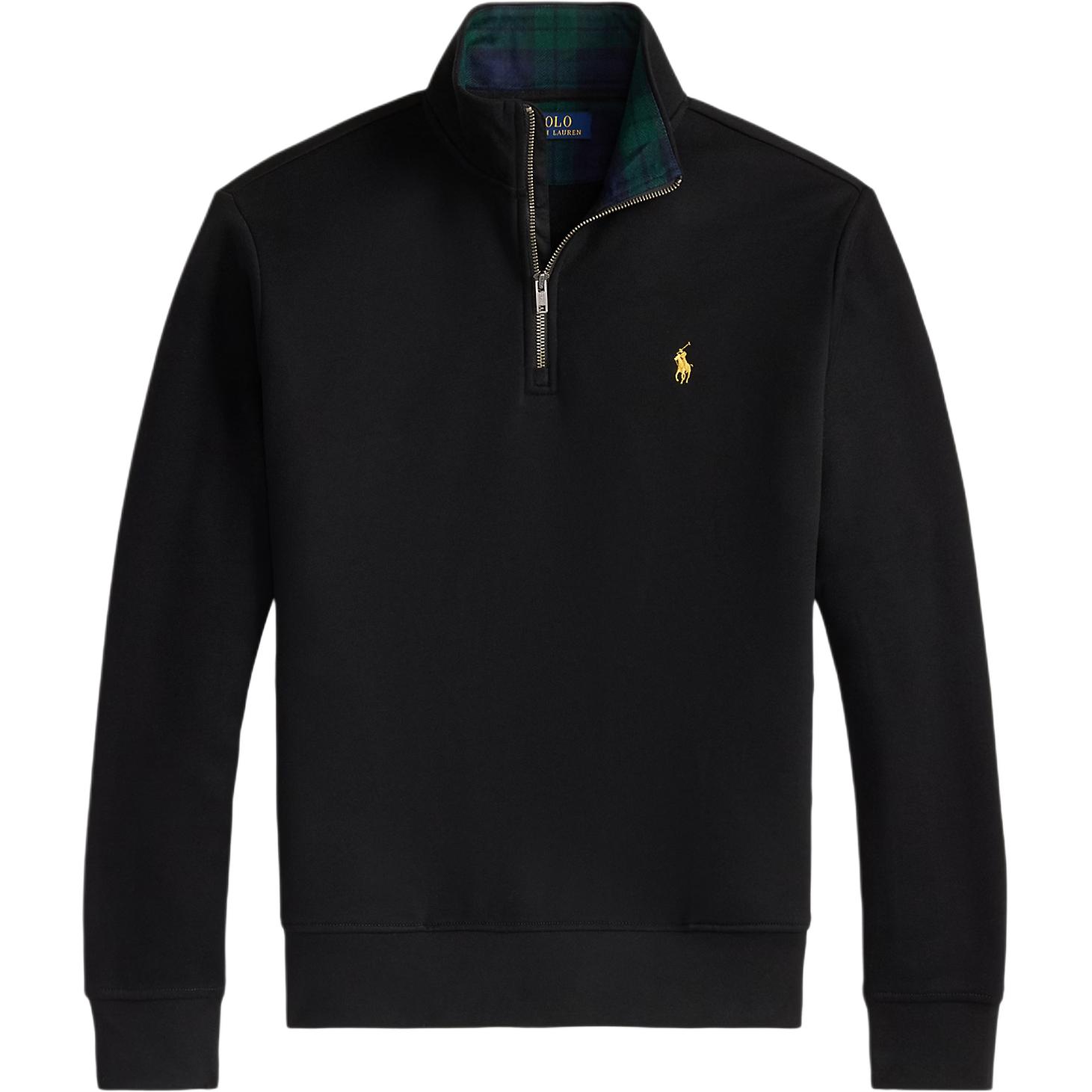 Полузастегивающийся флисовый свитшот Polo Ralph Lauren, черный
Полузастегивающийся флисовый свитшот Polo Ralph Lauren, черный