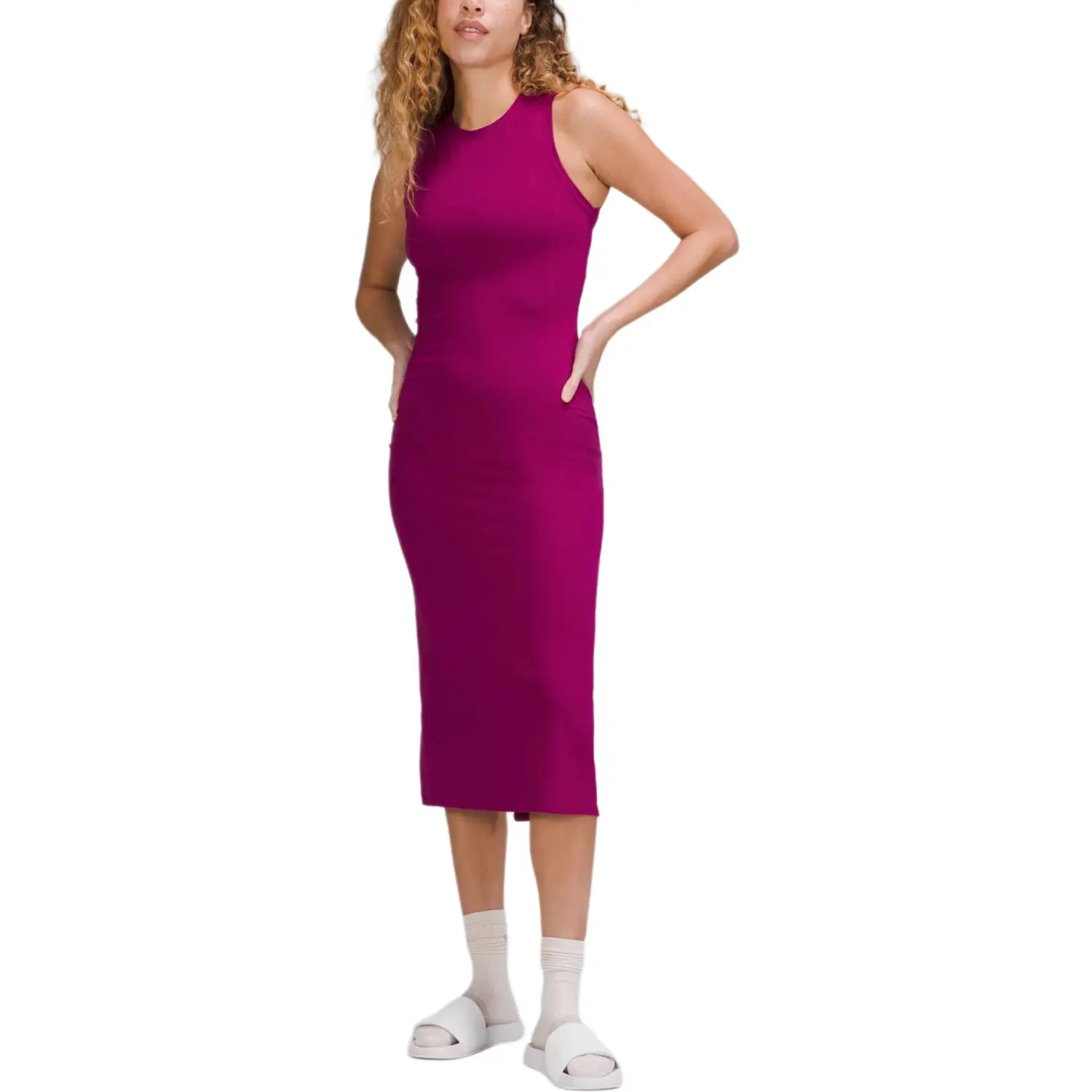 Женское платье без рукавов Lululemon, фиолетовый
Женское платье без рукавов Lululemon, фиолетовый