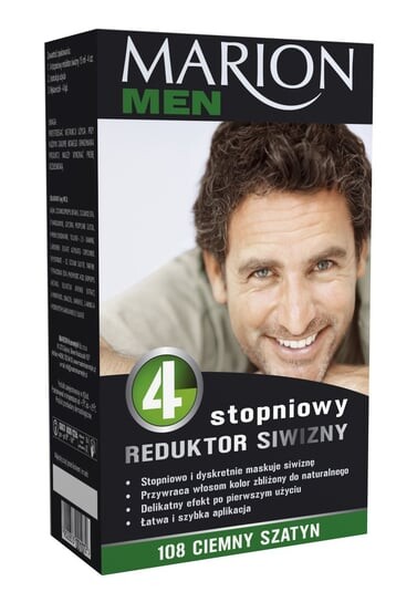 Серый переходник 108 Dark Brown, 4x15 мл Marion, Men Style
Серый переходник 108 Dark Brown, 4x15 мл Marion, Men Style