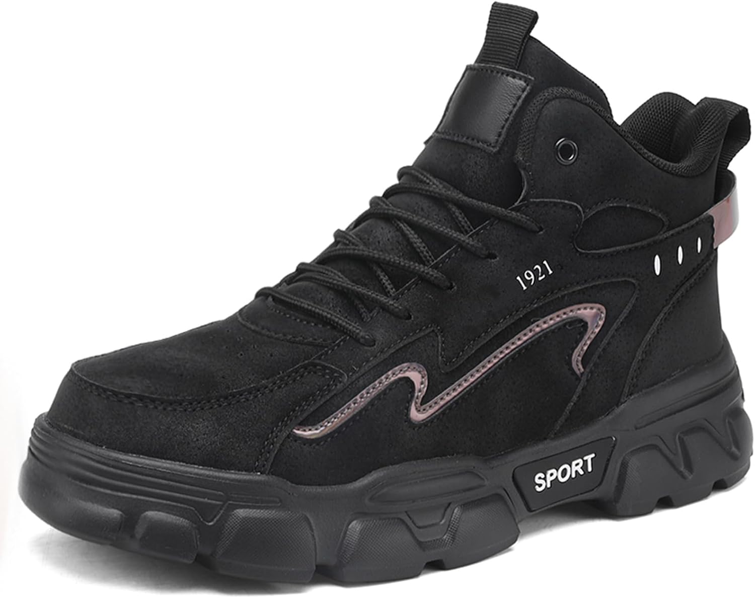 Мужские модные кроссовки, походные ботинки, повседневные спортивные обувь, кроссовки высокие для мужчин Spwagym, черный
Мужские модные кроссовки, походные ботинки, повседневные спортивные обувь, кроссовки высокие для мужчин Spwagym, черный