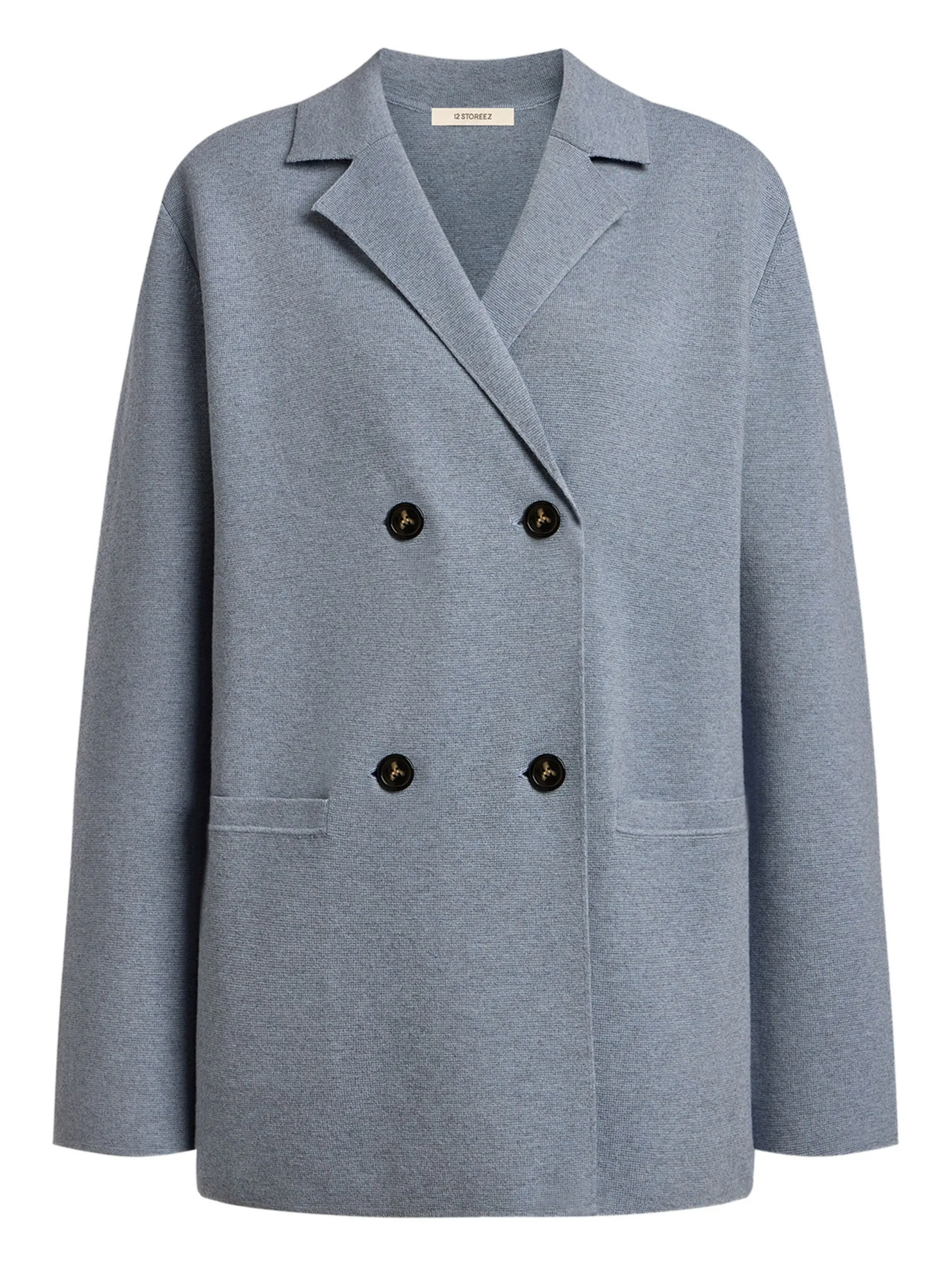 Двубортный пиджак 12 Storeez, синий
Двубортный пиджак 12 Storeez, синий