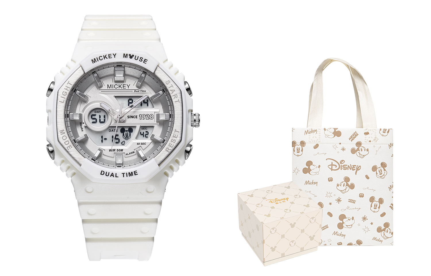 Disney Часы Mickey Series Quartz Movement Resin Strap Watch Unisex Silver Dial
Disney Часы Mickey Series Quartz Movement Resin Strap Watch Unisex Silver Dial