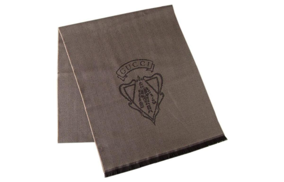 Шарф Gucci с логоттипом, коричневый
Шарф Gucci с логоттипом, коричневый