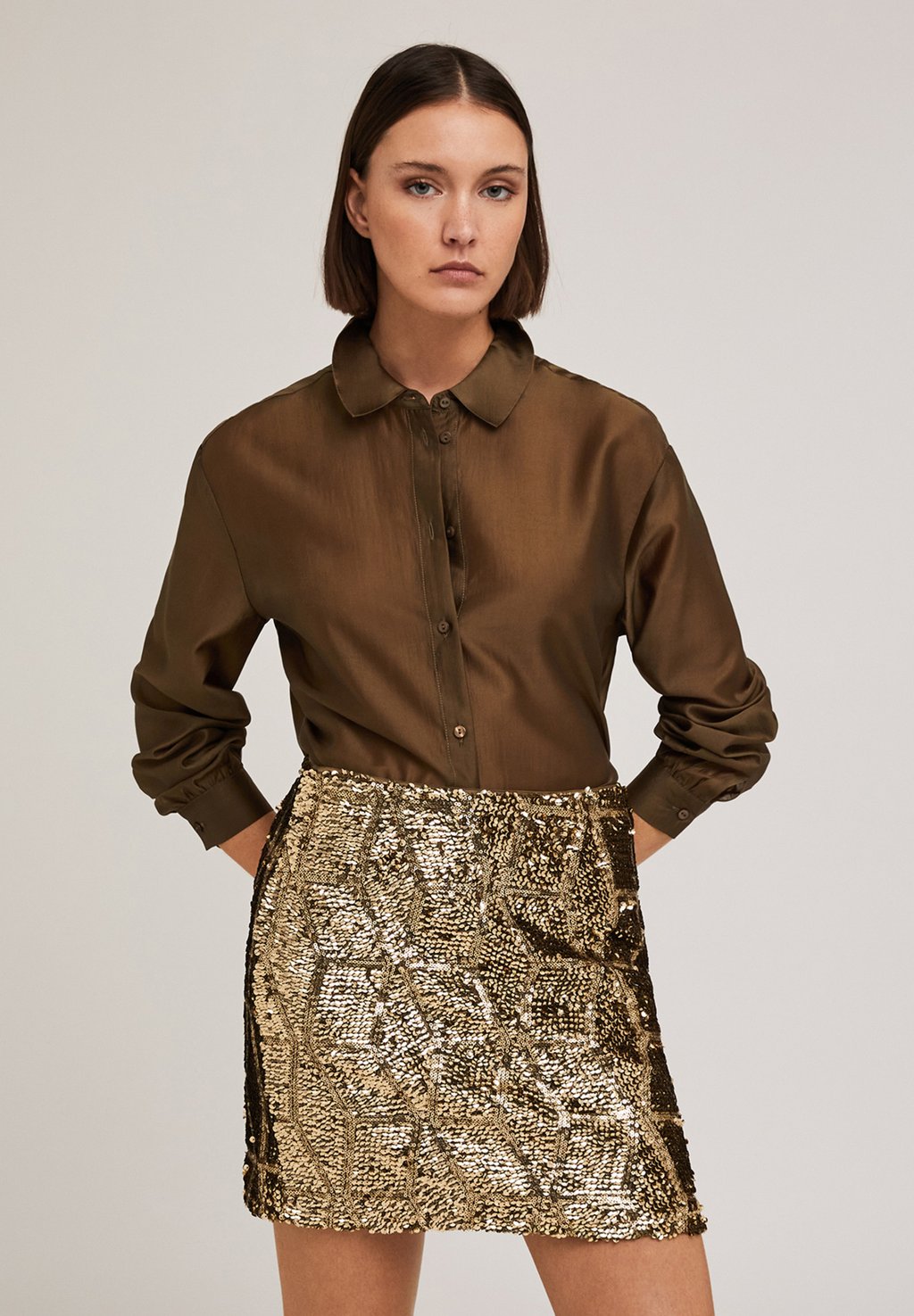 Рубашка Motivi, цвет Verde Militare
Рубашка Motivi, цвет Verde Militare