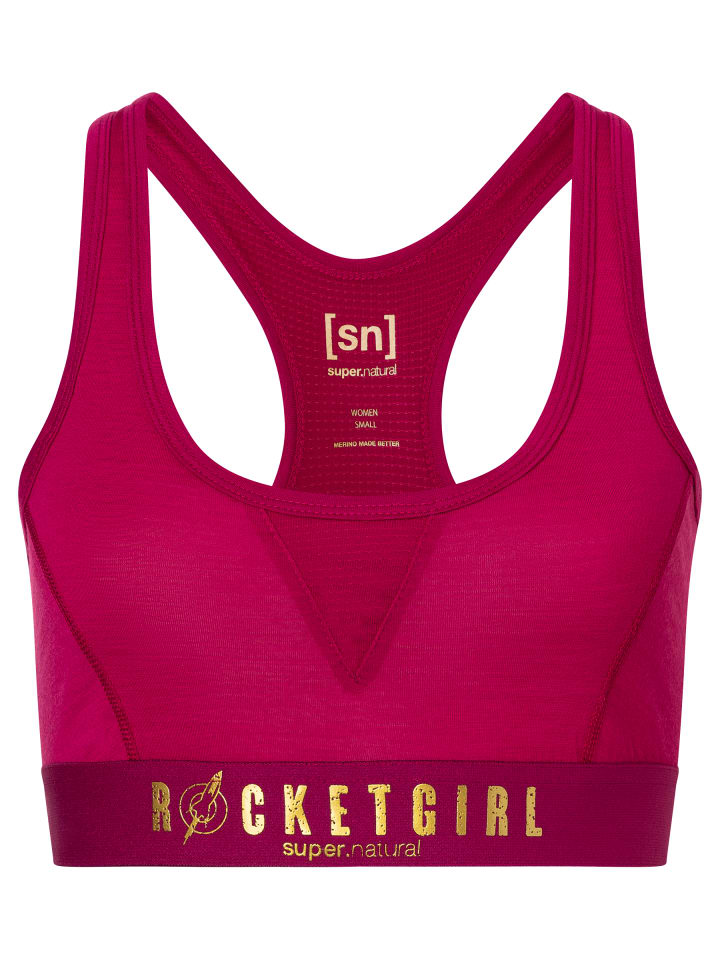 Бюстгальтер из мериноса W ROCKET175 BRA розового цвета super.natural
Бюстгальтер из мериноса W ROCKET175 BRA розового цвета super.natural