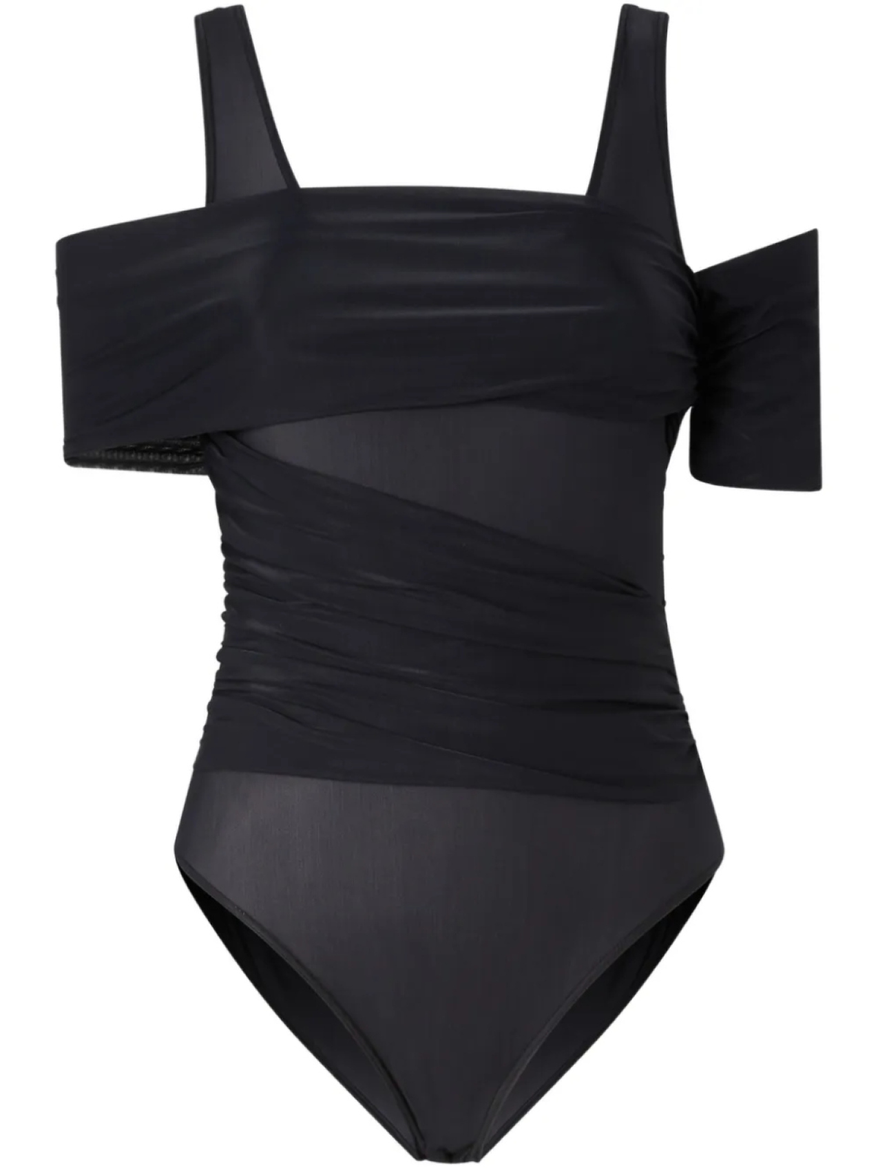 Трикотажный комбинезон с открытыми плечами PINKO, черный
Трикотажный комбинезон с открытыми плечами PINKO, черный