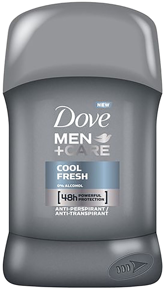 Dove, Men+Care Cool Fresh, стик-антиперспирант, 50 мл
Dove, Men+Care Cool Fresh, стик-антиперспирант, 50 мл