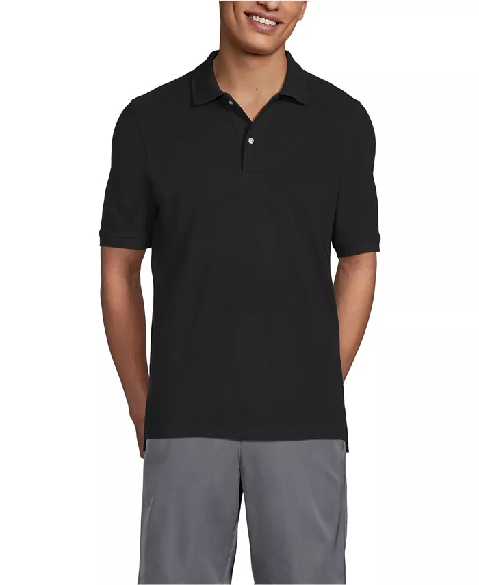 Мужская школьная форма: поло с коротким рукавом из сетчатой ткани Lands' End, черный
Мужская школьная форма: поло с коротким рукавом из сетчатой ткани Lands' End, черный