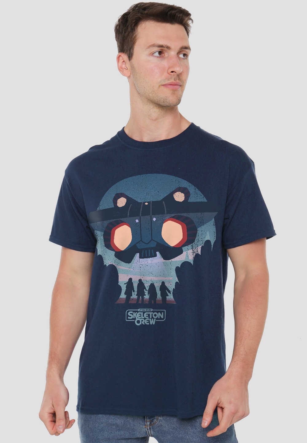 Футболка с принтом STAR WARS ROBOT HEAD SILHOUETTE Star Wars, темно-синий
Футболка с принтом STAR WARS ROBOT HEAD SILHOUETTE Star Wars, темно-синий