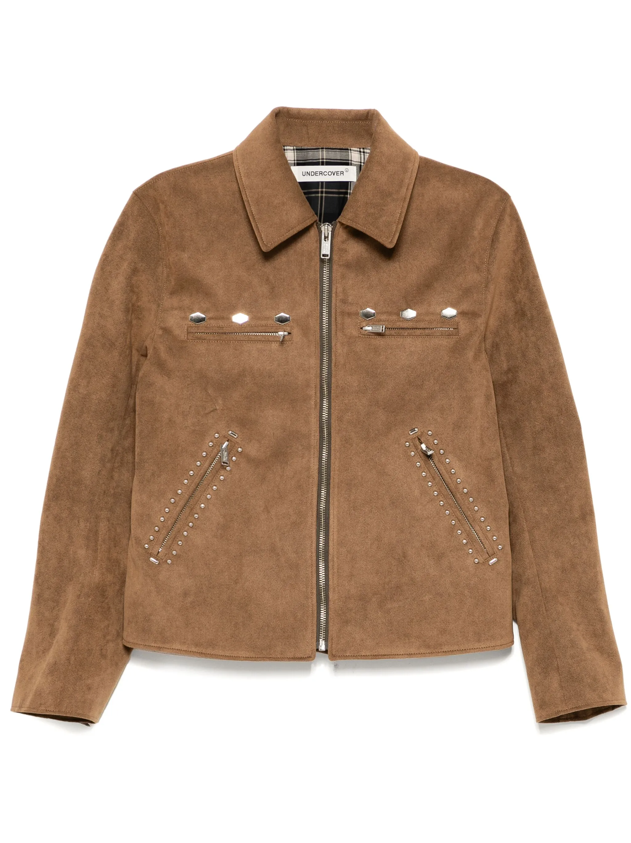 Пиджак с заклепками Undercover, бежевый
Пиджак с заклепками Undercover, бежевый
