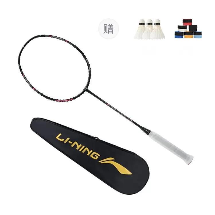 LINING Thunder Mini Cannon Full Carbon бадминтонная ракетка начального уровня одиночная ракетка black
LINING Thunder Mini Cannon Full Carbon бадминтонная ракетка начального уровня одиночная ракетка black