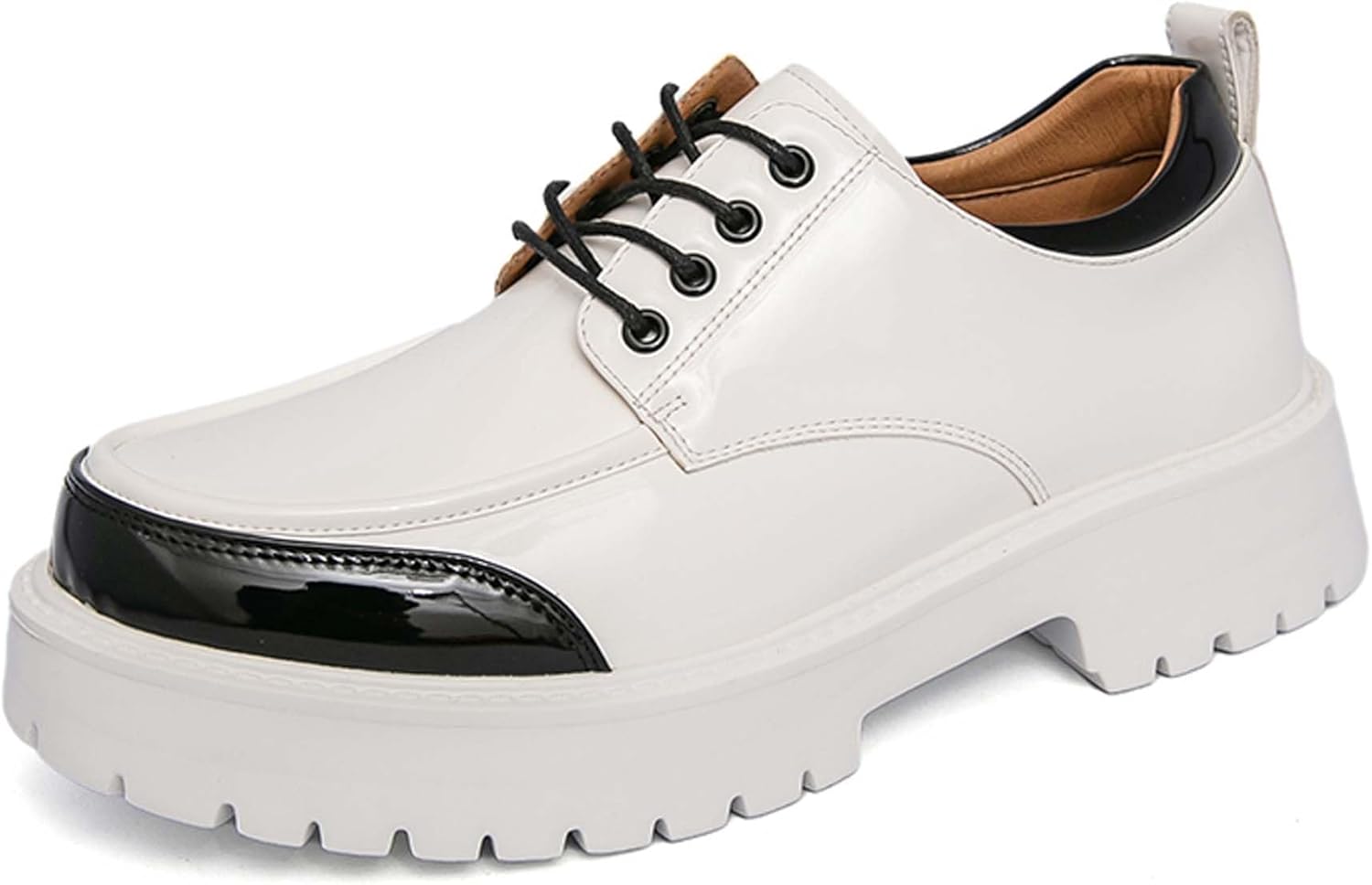 Мужские оксфорды с толстой подошвой на шнуровке, деловые формальные туфли на платформе, противоскользящие, с эффектом увеличения роста, для униформы, свадьбы, выпускного, вечеринки, костюма, дерби Generic, белый
Мужские оксфорды с толстой подошвой на шнуровке, деловые формальные туфли на платформе, противоскользящие, с эффектом увеличения роста, для униформы, свадьбы, выпускного, вечеринки, костюма, дерби Generic, белый