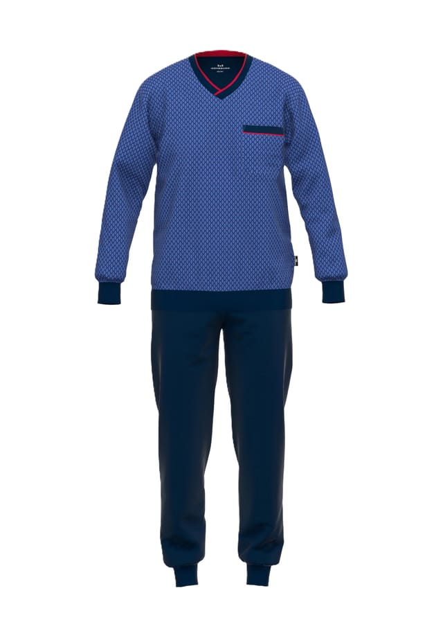 Нагрудный карман пижамы GöTzburg, синий 
Нагрудный карман пижамы GöTzburg, синий