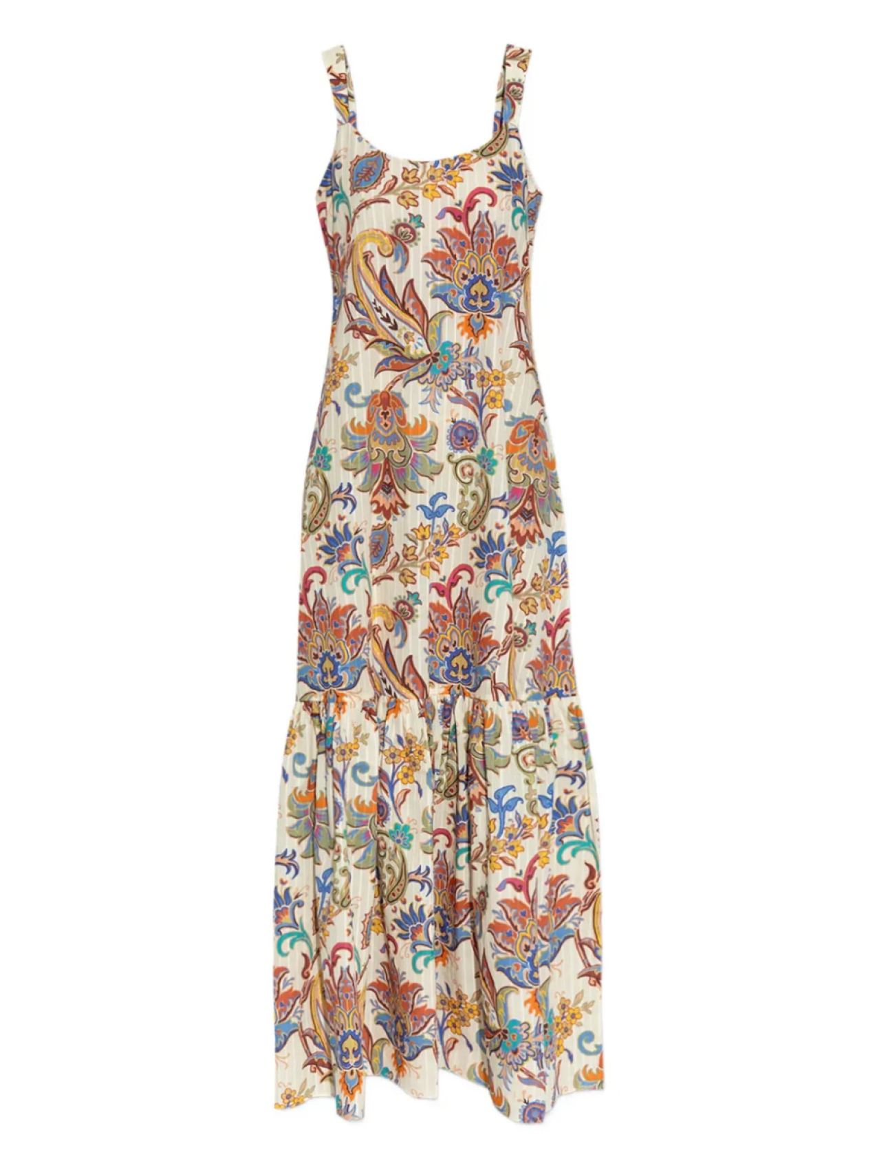 Длинное платье из хлопка с цветочным принтом ETRO, нейтральный
Длинное платье из хлопка с цветочным принтом ETRO, нейтральный