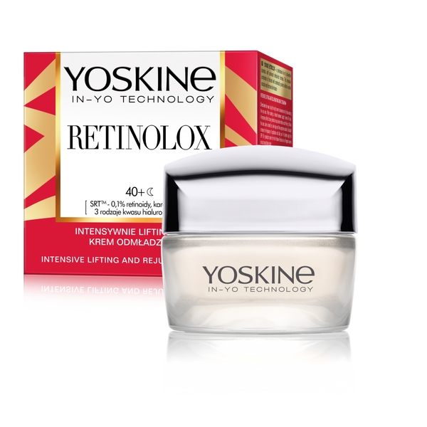 Интенсивный лифтинговый омолаживающий крем для лица 40+ на ночь, 50 мл Yoskine Retinolox
Интенсивный лифтинговый омолаживающий крем для лица 40+ на ночь, 50 мл Yoskine Retinolox