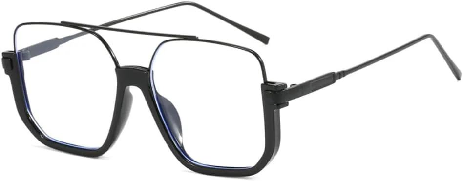 Солнцезащитные очки-авиаторы Heptagram Retro Oversized для женщин, квадратные, полуободковые, в стиле 70-х, модные и милые HEPTAGRAM 7, Black/Transparent
Солнцезащитные очки-авиаторы Heptagram Retro Oversized для женщин, квадратные, полуободковые, в стиле 70-х, модные и милые HEPTAGRAM 7, Black/Transparent