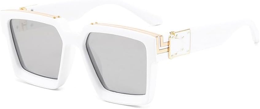 Ретро солнцезащитные очки для женщин, летние модели, конфетные цвета, модные серебристые зеркальные очки, мужские очки с защитой от УФ-излучения UV400 HYYZZC, White Silver Mirror
Ретро солнцезащитные очки для женщин, летние модели, конфетные цвета, модные серебристые зеркальные очки, мужские очки с защитой от УФ-излучения UV400 HYYZZC, White Silver Mirror