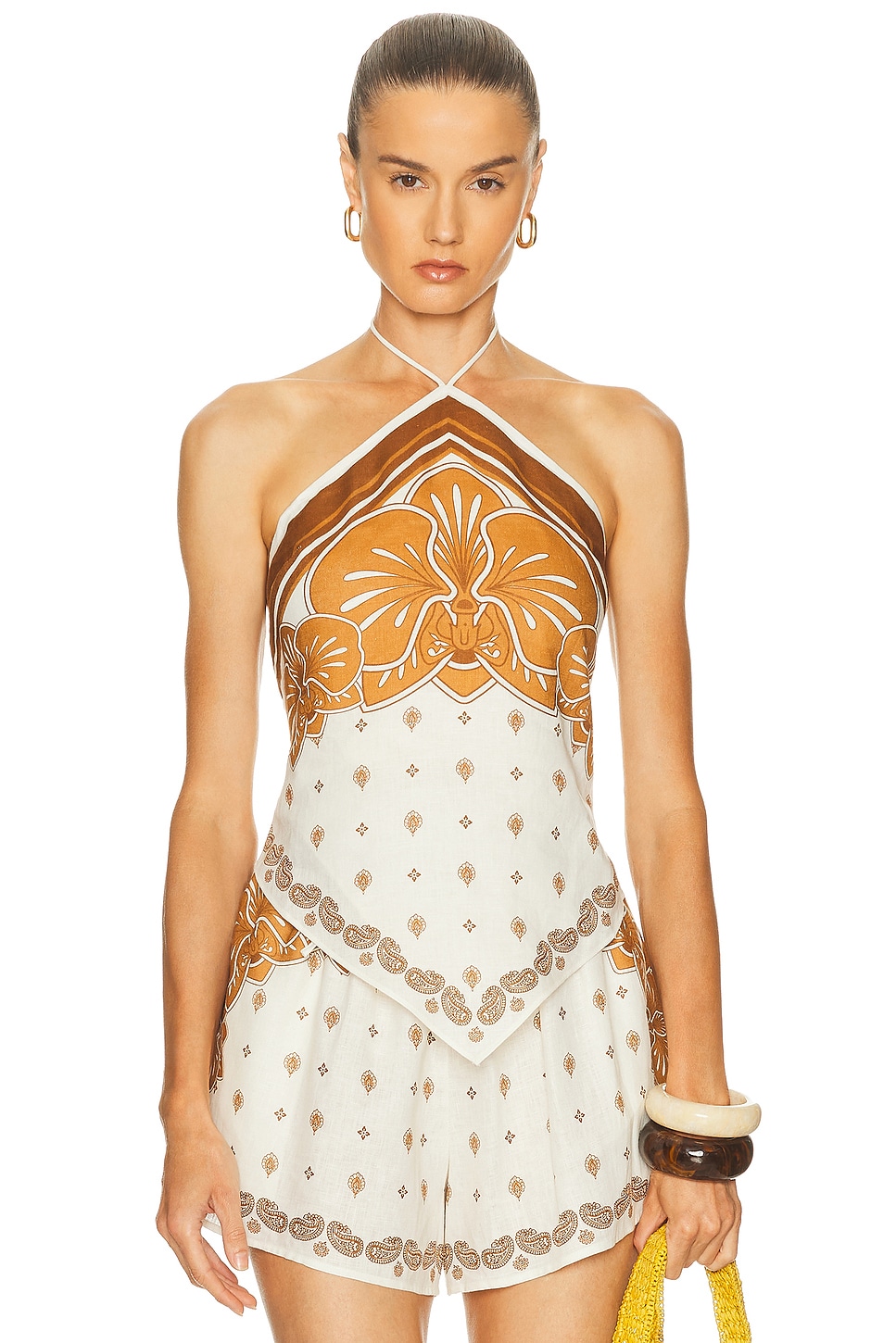 Топ Calla Shani Shemer, Brown Print
Топ Calla Shani Shemer, Brown Print