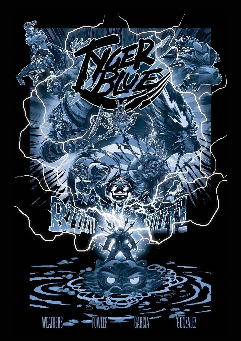 Tyger Blue (Variant): Collected Edition (A4) (Critical Blast)
Tyger Blue (Variant): Collected Edition (A4) (Critical Blast)