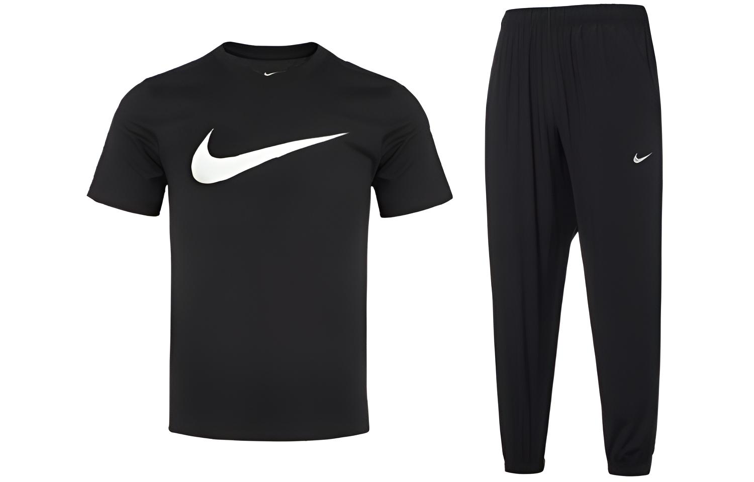 Повседневный спортивный костюм мужской черный Nike, комплект одежды (черная футболка с коротким рукавом + черные брюки)
Повседневный спортивный костюм мужской черный Nike, комплект одежды (черная футболка с коротким рукавом + черные брюки)