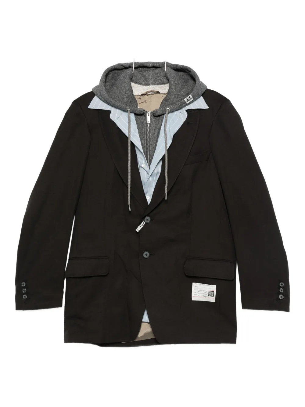 Многослойная куртка с капюшоном Maison Mihara Yasuhiro, черный
Многослойная куртка с капюшоном Maison Mihara Yasuhiro, черный