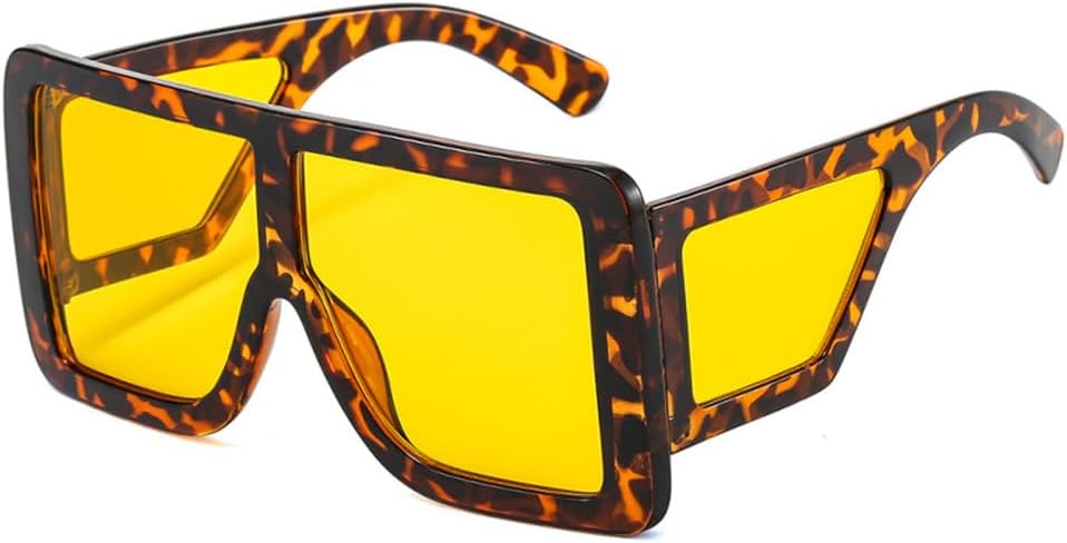 Солнцезащитные очки One Piece для женщин, большие квадратные очки, модные серые солнцезащитные очки для мужчин, ретро-очки, защита от ультрафиолета UV400 LJTJTAV, C1leopard-yellow
Солнцезащитные очки One Piece для женщин, большие квадратные очки, модные серые солнцезащитные очки для мужчин, ретро-очки, защита от ультрафиолета UV400 LJTJTAV, C1leopard-yellow
