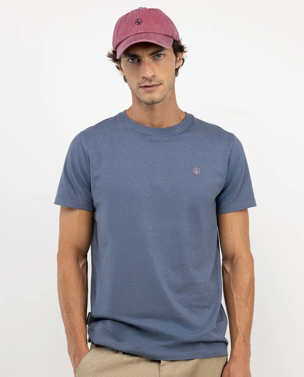 Мужская базовая однотонная футболка El Ganso, серебристо-голубой
Мужская базовая однотонная футболка El Ganso, серебристо-голубой