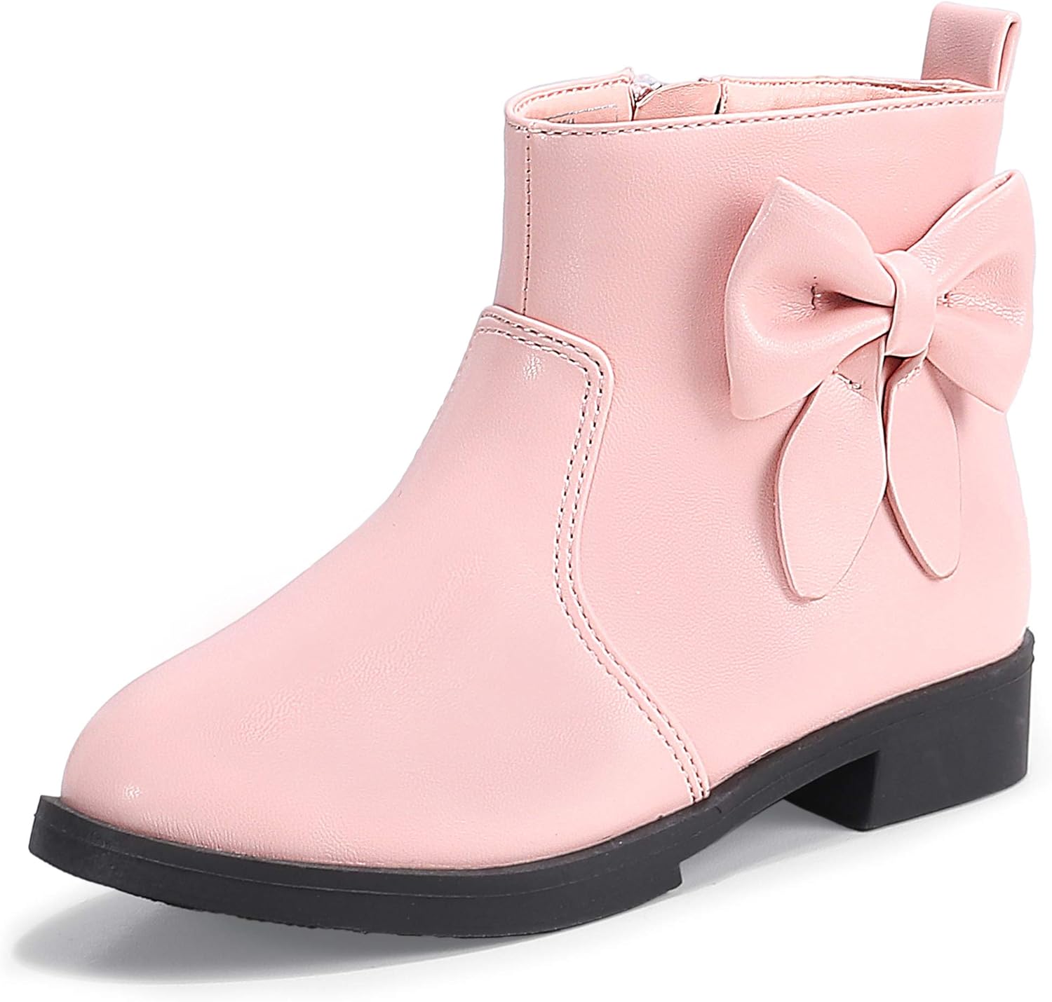 Детские ботильоны для девочек PANDANINJIA Sofia Sweet с короткой голенью, бантом и боковой молнией, A Pink Pu
Детские ботильоны для девочек PANDANINJIA Sofia Sweet с короткой голенью, бантом и боковой молнией, A Pink Pu