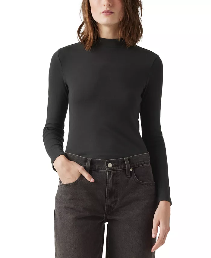 Женская футболка с длинным рукавом и воротником-стойкой Effortless Levi's, черный
Женская футболка с длинным рукавом и воротником-стойкой Effortless Levi's, черный